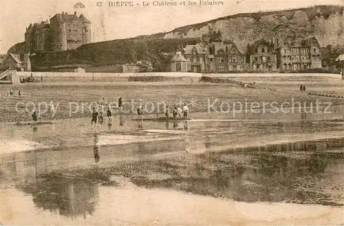 AK / Ansichtskarte Dieppe_76 Le Chateau et les Falaises 