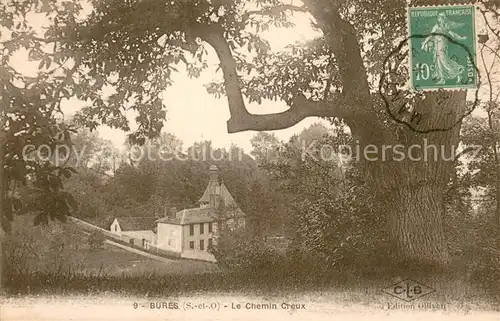 AK / Ansichtskarte Bures_Orne Le Chemin Creux Bures_Orne