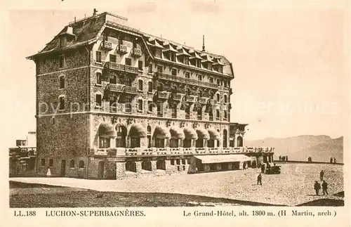 AK / Ansichtskarte Luchon_Superbagneres Le Grand Hotel 
