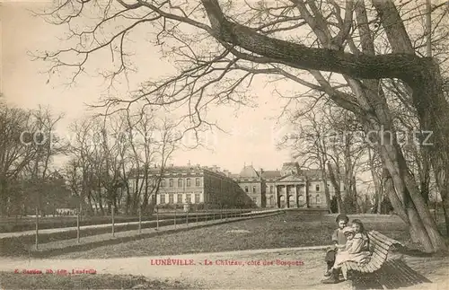 AK / Ansichtskarte Luneville Le Chateau cote des Bosquets Luneville