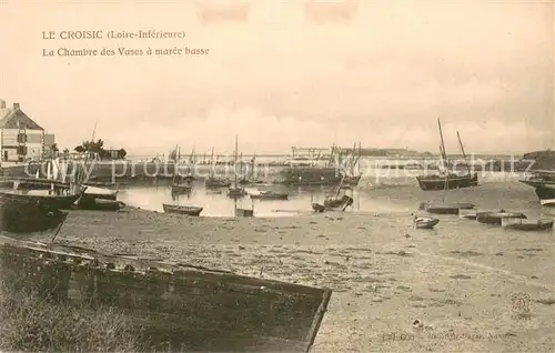 AK / Ansichtskarte Le_Croisic La Chambre des Vases a maree basse Le_Croisic
