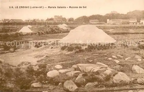 AK / Ansichtskarte Le_Croisic Marais Salants Mulons de Sel Le_Croisic