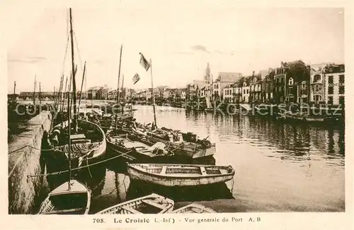 AK / Ansichtskarte Le_Croisic Vue generale du Port Le_Croisic