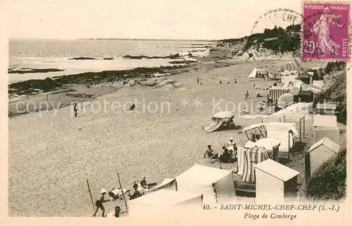 AK / Ansichtskarte Saint Michel Chef Chef Plage de Comberge Saint Michel Chef Chef