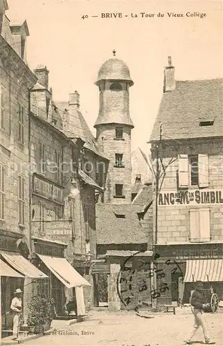 AK / Ansichtskarte Brive_Correze La Tour du Vieux College Brive Correze