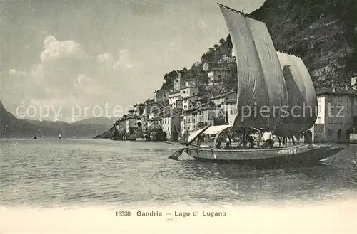 AK / Ansichtskarte Gandria_Lago_di_Lugano Lago di Lugano Gandria_Lago_di_Lugano