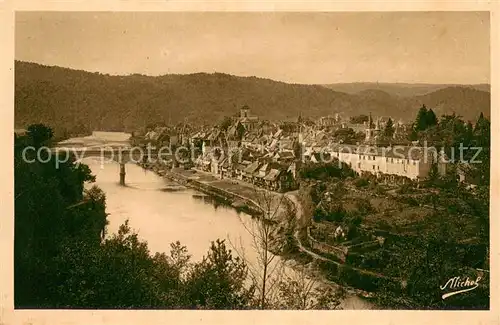 AK / Ansichtskarte Argentat Vue generale Collection Gorges de la Dordogne Argentat