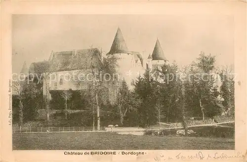 AK / Ansichtskarte Ribagnac Chateau de Bridoire Schloss Ribagnac