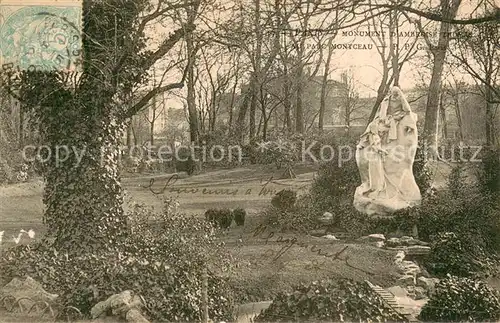 AK / Ansichtskarte Paris Monument dAmbroise Thomas au Parc Montceau Paris