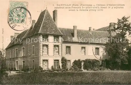 AK / Ansichtskarte Damville Chateau dHellenvilliers  Damville