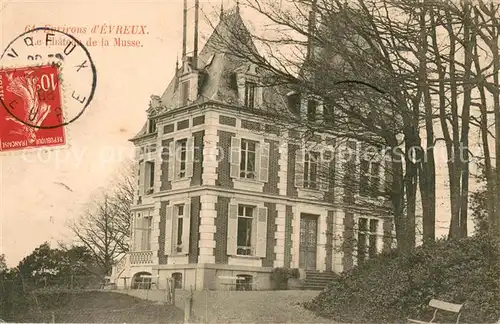 AK / Ansichtskarte Evreux Le Chateau de la Musse Evreux