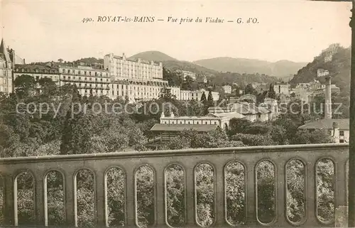 AK / Ansichtskarte Royat_les_Bains Vue prise du Viaduc Royat_les_Bains
