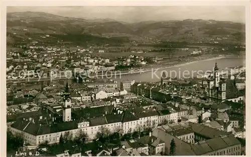 AK / Ansichtskarte Linz_Donau Panorama Linz_Donau