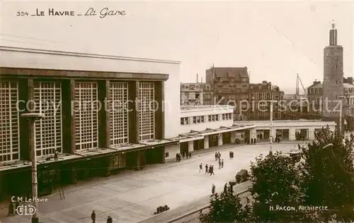 AK / Ansichtskarte Le_Havre La Gare Le_Havre