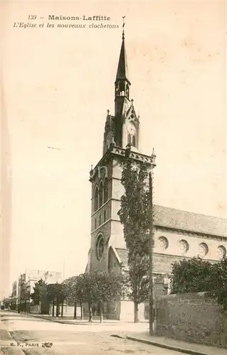 AK / Ansichtskarte Maisons Laffitte Eglise et les nouveaux clochetons Maisons Laffitte