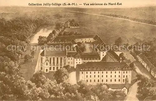 AK / Ansichtskarte Juilly_Seine et Marne Collection Juilly College Vue aerienne du Nord Est Juilly Seine et Marne