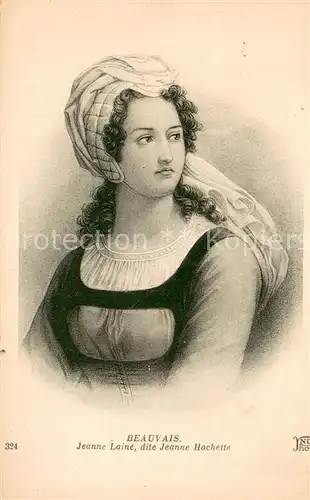 AK / Ansichtskarte Beauvais_60 Jeanne Laine dite Jeanne Hachette 