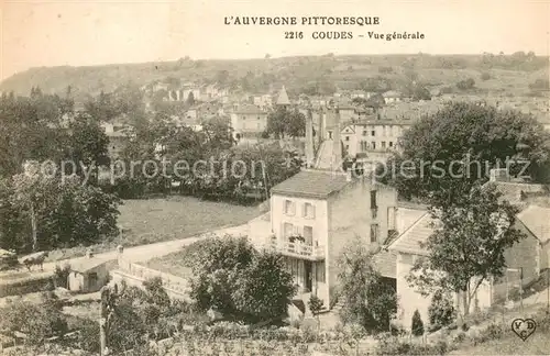 AK / Ansichtskarte Coudes Vue generale Coudes