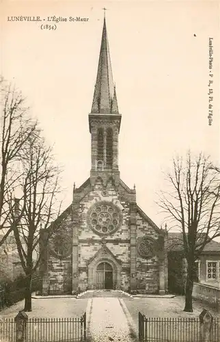 AK / Ansichtskarte Luneville Eglise St Maur Luneville