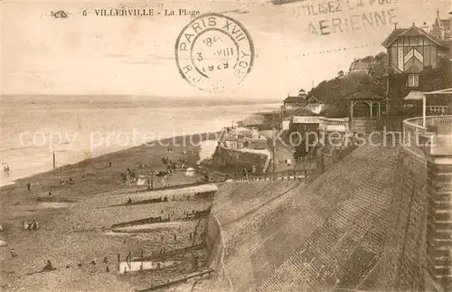 AK / Ansichtskarte Villerville_sur_Mer La Plage Villerville_sur_Mer