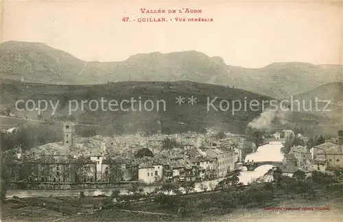 AK / Ansichtskarte Quillan Vue generale Quillan