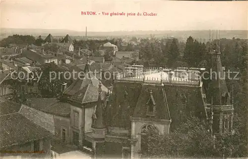 AK / Ansichtskarte Bayon Vue generale prise du Clocher Bayon