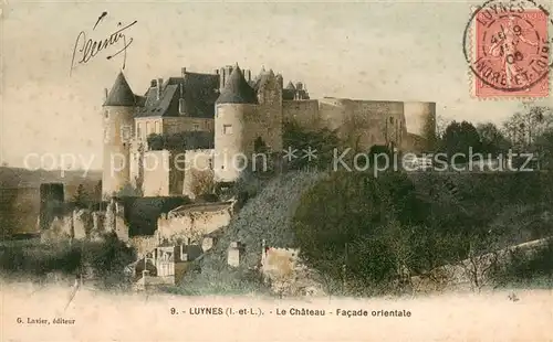 AK / Ansichtskarte Luynes_Indre et Loire Le Chateau Facade orientale Luynes Indre et Loire