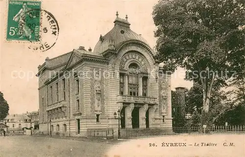 AK / Ansichtskarte Evreux Le Theatre Evreux