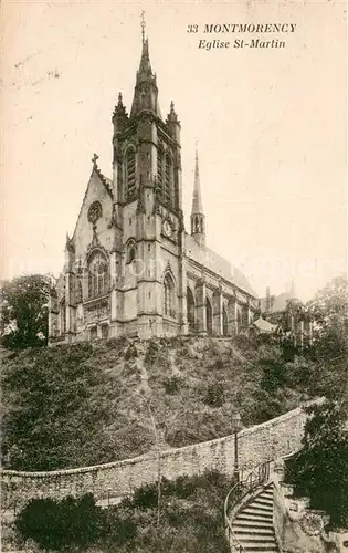 AK / Ansichtskarte Montmorency Eglise Saint Martin Montmorency