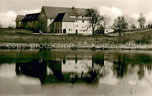 AK / Ansichtskarte Kisslegg Haus Loretto mit Zeller See Kisslegg