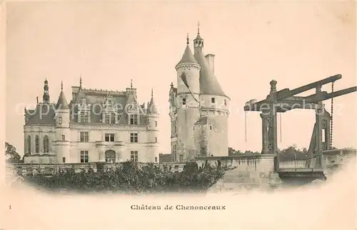 AK / Ansichtskarte Chenonceaux_Indre_et_Loire Chateau de Chenonceaux La Tour Chenonceaux_Indre