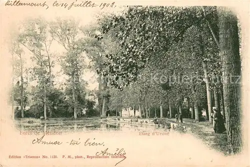 AK / Ansichtskarte Foret_de_Meudon Etang d Ursine 