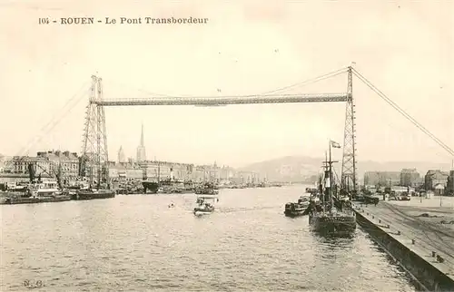 AK / Ansichtskarte Rouen Le Pont Transbordeur Rouen