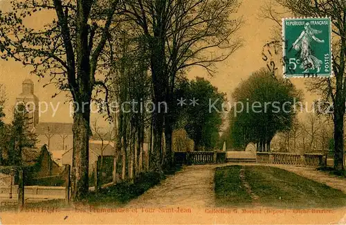 AK / Ansichtskarte Verneuil sur Avre Promenades et Tour Saint Jean Verneuil sur Avre