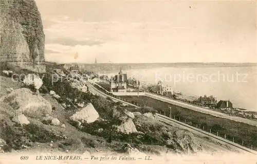 AK / Ansichtskarte Nice_Havrais_Seine Maritime Vue prise des Falaises Nice_Havrais