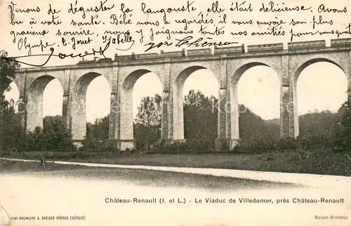AK / Ansichtskarte Chateau Renault Le Viaduc de Villedomer  Chateau Renault