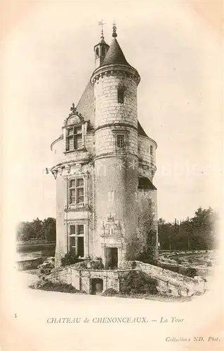 AK / Ansichtskarte Chenonceaux_Indre_et_Loire Chateau de Chenonceaux La Tour Chenonceaux_Indre