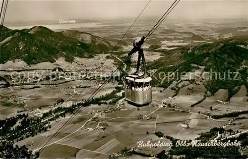 AK / Ansichtskarte Ruhpolding Rauschbergbahn Panorama Chiemsee Ruhpolding