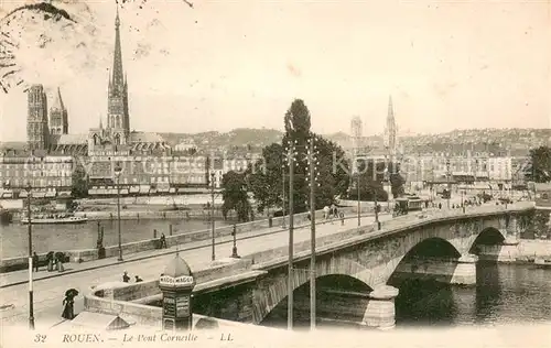 AK / Ansichtskarte Rouen Le Pont Corneille Rouen