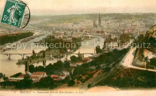 AK / Ansichtskarte Rouen Panorama pris de Bon Secours Rouen