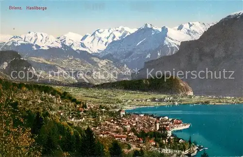 Brienz_BE Panorama Brienzersee Hasliberge Berner Alpen Brienz_BE