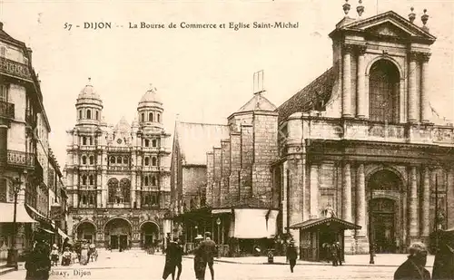 Dijon_21 La Bourse de Commerce Eglise Saint Michel 