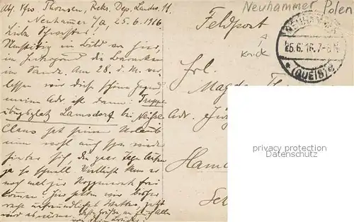 AK / Ansichtskarte Neuhammer_Queis WKI Generaele Neuhammer Queis