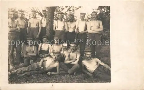 AK / Ansichtskarte Militaria_Landwehr Gruppenfoto Militaria_Landwehr