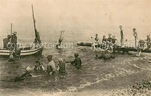 AK / Ansichtskarte Etretat Les bains de mer Etretat