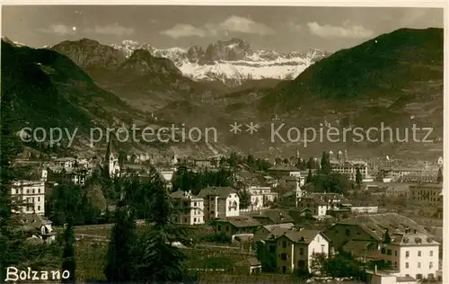 AK / Ansichtskarte Bolzano Gesamtansicht mit Alpenpanorama Bolzano