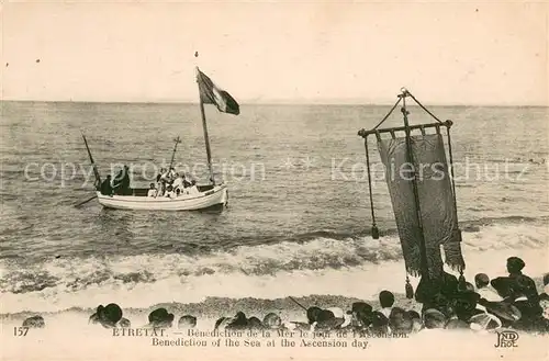 AK / Ansichtskarte Etretat Benedictionde la Mer le join de l Ascension Etretat