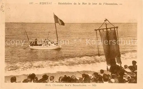AK / Ansichtskarte Etretat Benediction de la Mer le jour de l Ascension Etretat