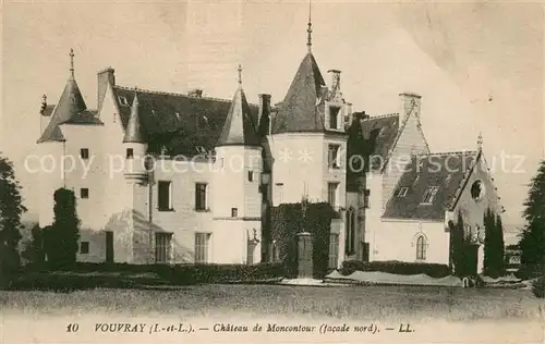 AK / Ansichtskarte Vouvray_Indre et Loire Chateau de Moncontour facade nord Vouvray Indre et Loire