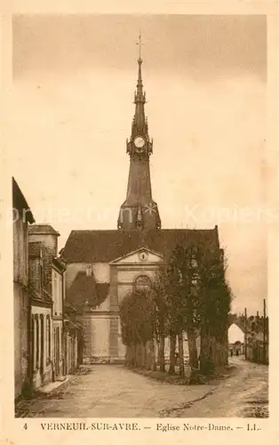 AK / Ansichtskarte Verneuil sur Avre Eglise Notre Dame Verneuil sur Avre